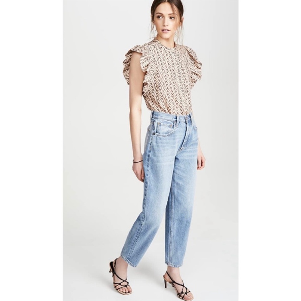 Joie Gabriana Puff Sleeve blouse in excellent condition